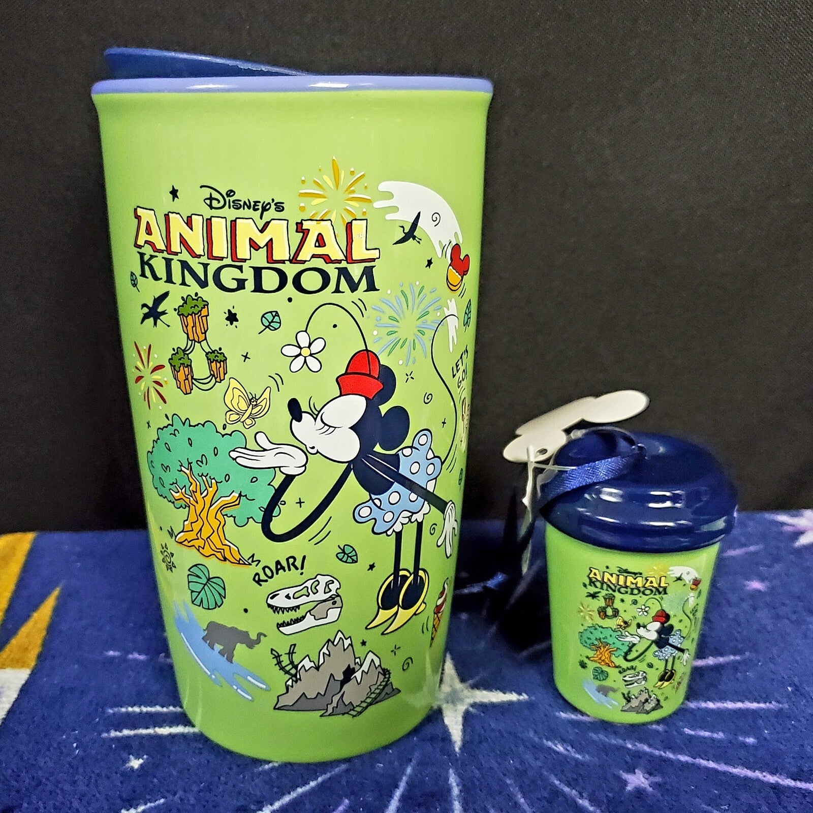 *Starbucks Tumbler & Ornament* Disney Park 2022 Animal Kingdom Minnie Travel Mug