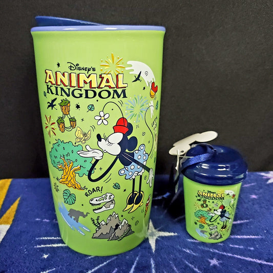 *Starbucks Tumbler & Ornament* Disney Park 2022 Animal Kingdom Minnie Travel Mug