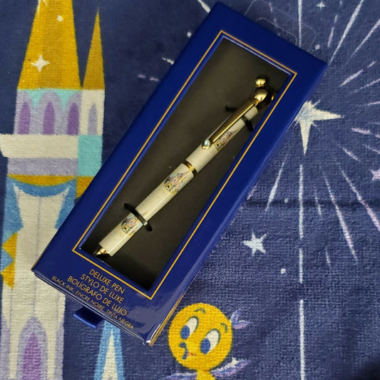 2021 Disney Park 50th Anniversary Mickey Mouse Deluxe Pen Cinderella Castle WDW