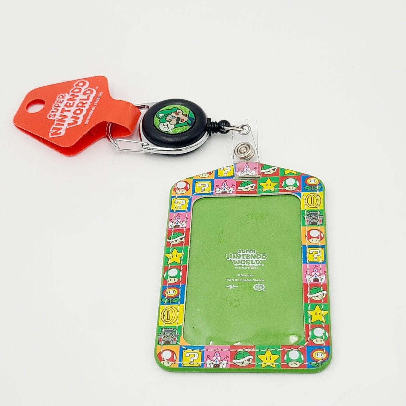 *Luigi ID Badge* 2024 Universal Studios EPIC Universe Super Nintendo World Reel