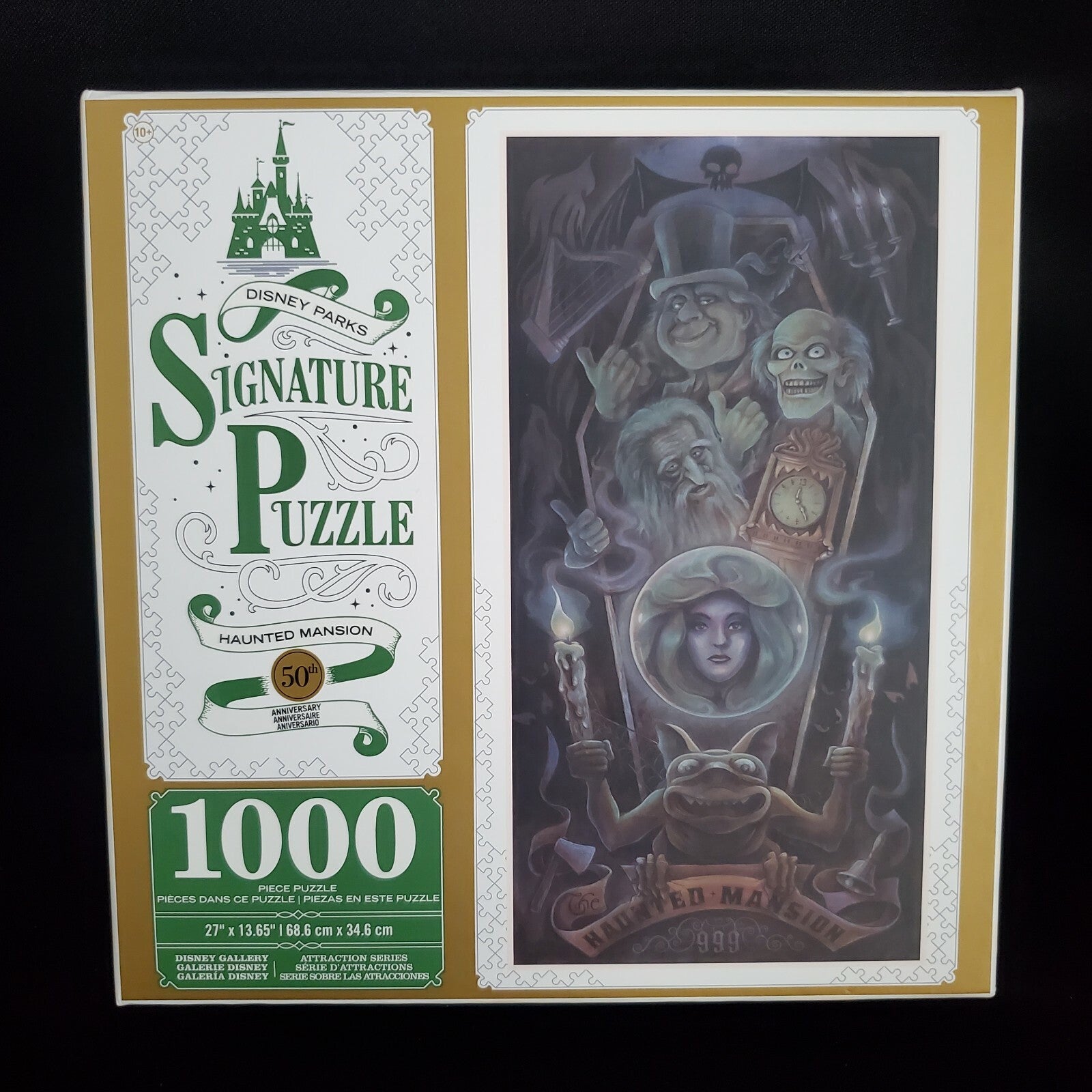 Disney Parks Signature Haunted Mansion 50th Anniversary 1000 Piece Puzzle Wilson