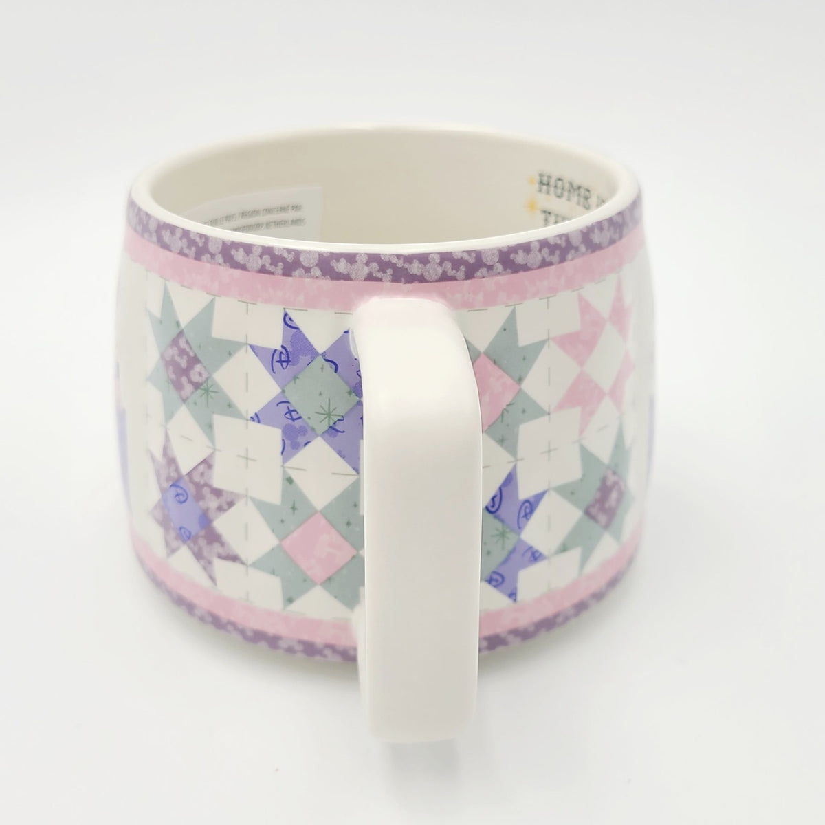 Disney Parks 2026 Castle Quilt Mug Home Is Where The Castle Is WDW Pink Purple