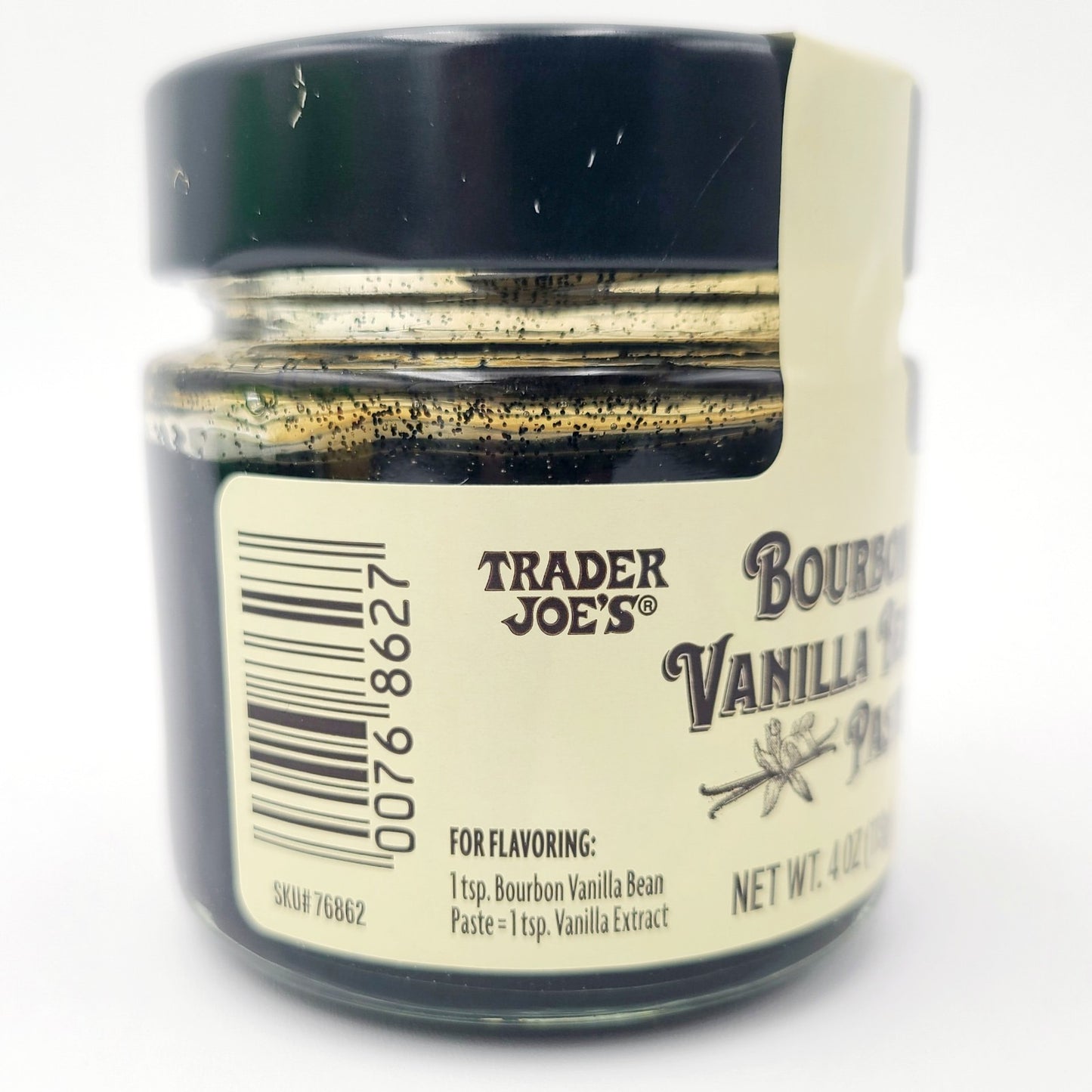 *2 Pack* Trader Joe’s Bourbon Vanilla Bean Paste  4 oz X 2 Jars Total 8 oz Joes