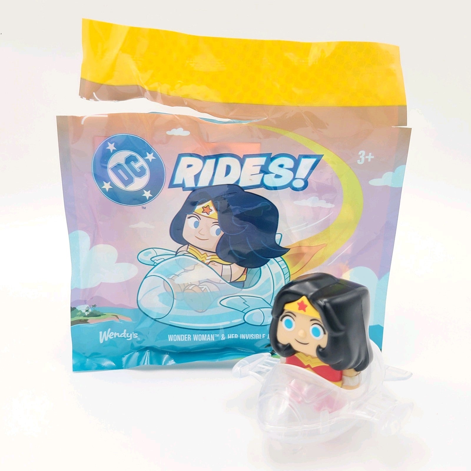RARE Set Of 2 Wendy’s 2026 DC Rides Wonder Woman & Artemis Variant Toy Kids Meal