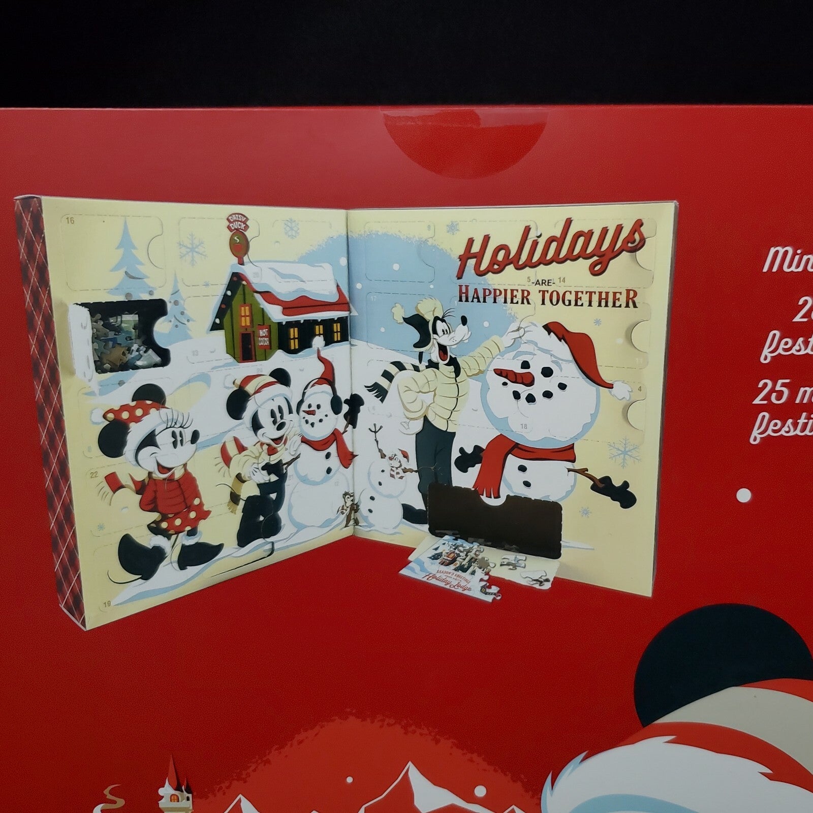 Disney Park Mickey Mouse & Friends Mini Puzzle Advent Calendar Christmas Holiday