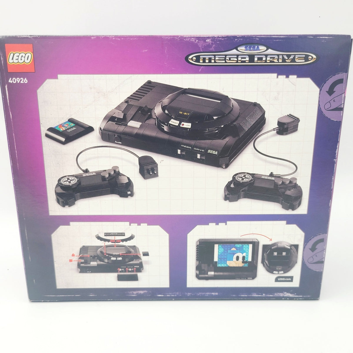 LEGO SEGA Genesis Console 40926 & Super Mario Game Boy Retro Building Set 72046