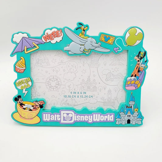 2025 Walt Disney World Parks Play In The Park 4 X 6” Picture Frame Mickey Minnie
