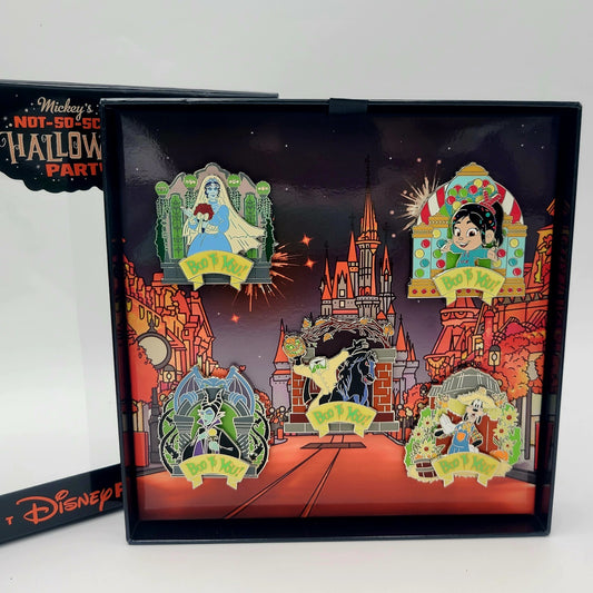 IN HAND Disney Parks 2026 Mickey’s Not So Scary Halloween Party 5 Pin Box Set LE