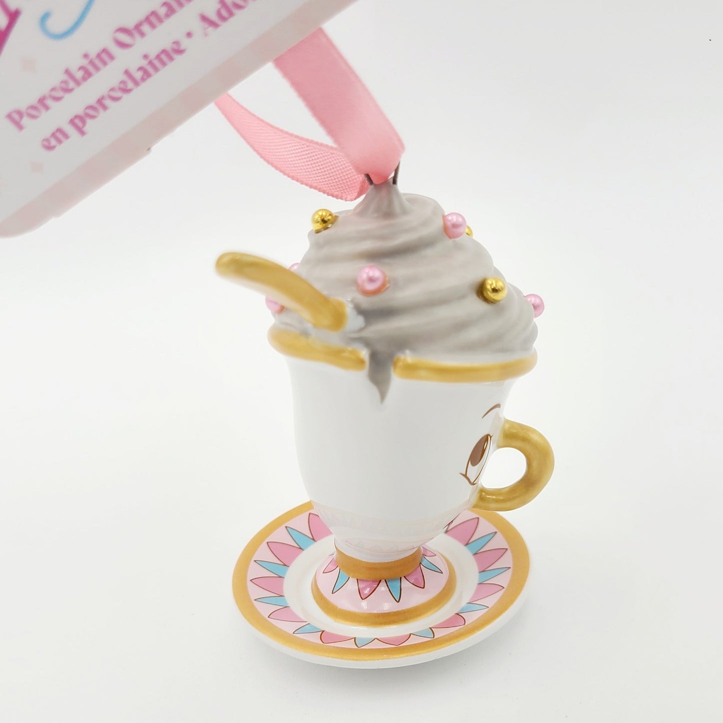 2025 Disney Parks Sugarplum Fairytale Beauty & The Beast Chip Cup Ornament New