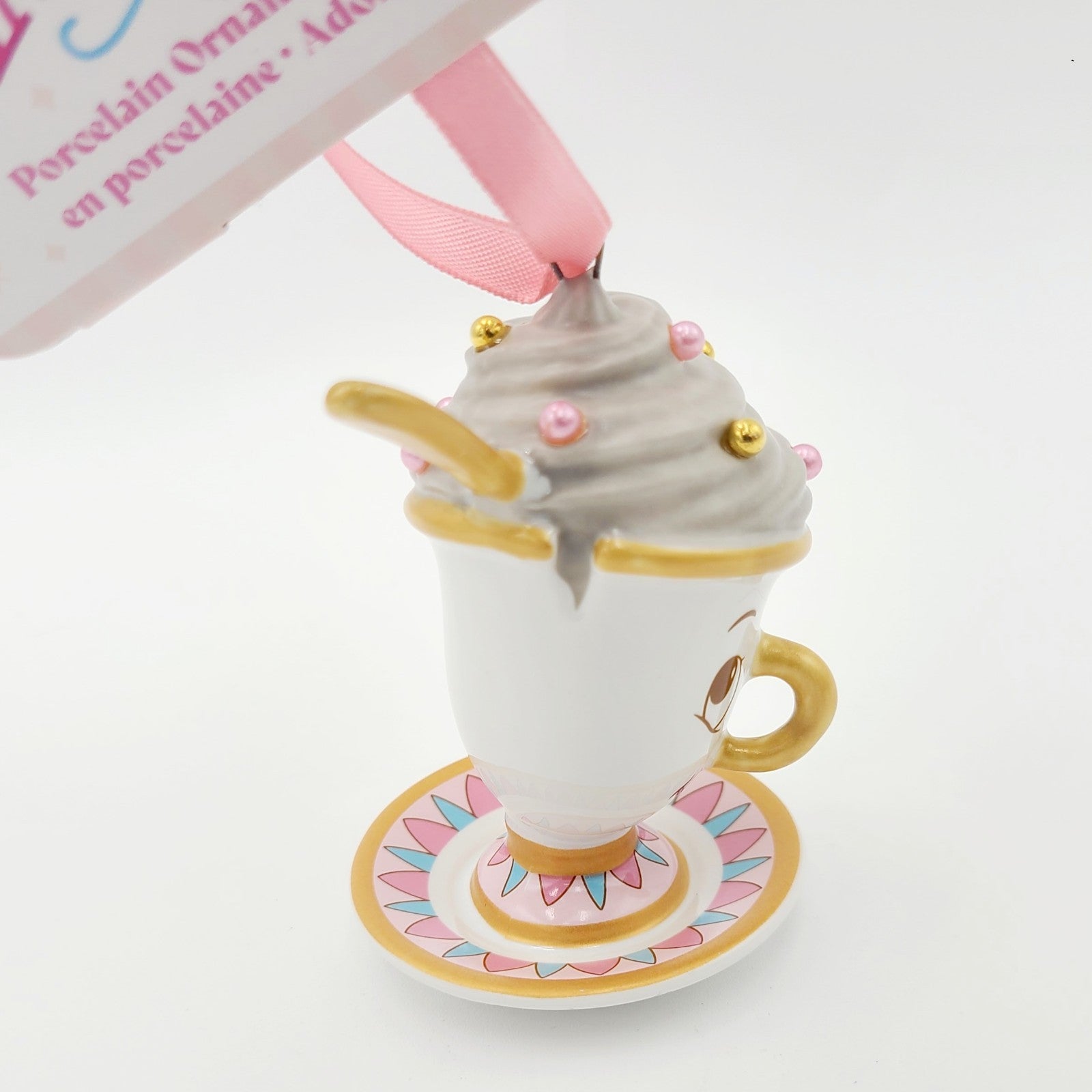 2025 Disney Parks Sugarplum Fairytale Beauty & The Beast Chip Cup Ornament New