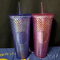*Set of 3* Disney Parks Starbucks 50th Anniversary Blue, Pink, Green Stud Bling