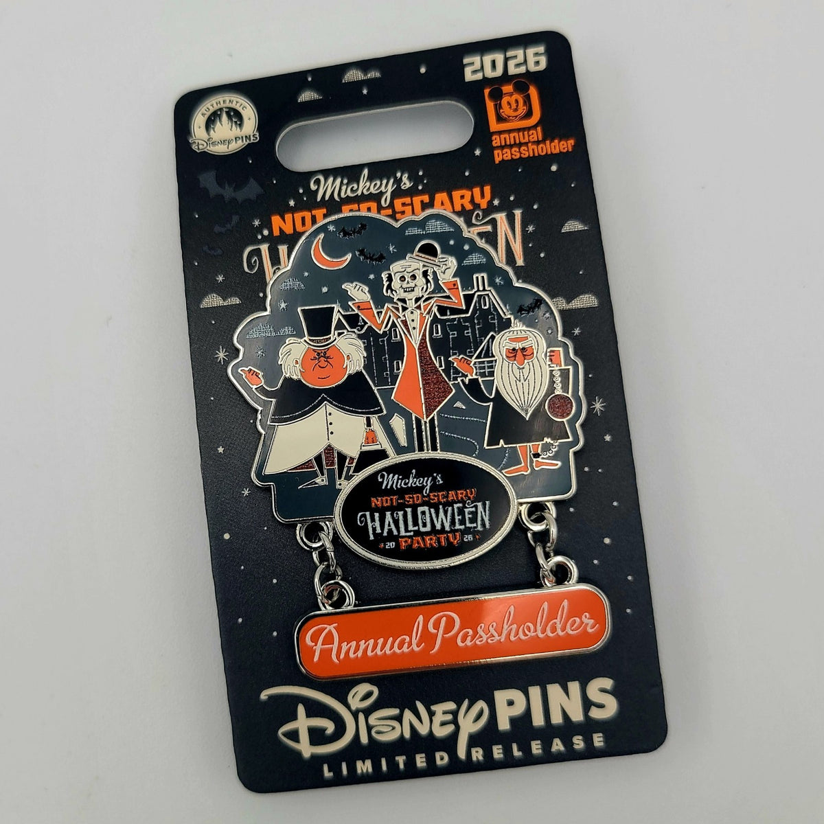 2026 Disney Parks Mickey’s Not So Scary Halloween Party Annual Passholder Pin AP