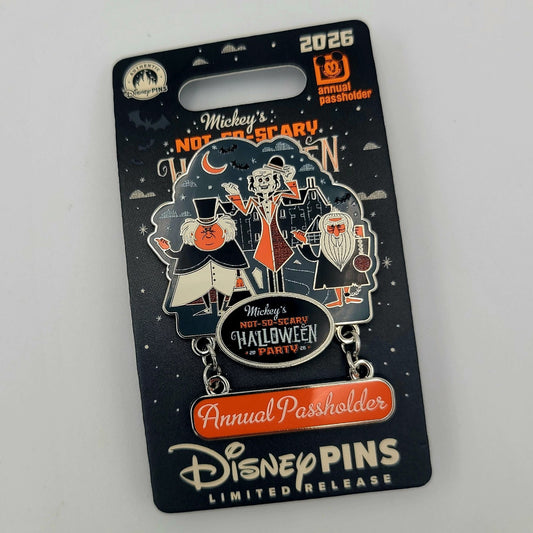 2026 Disney Parks Mickey’s Not So Scary Halloween Party Annual Passholder Pin AP