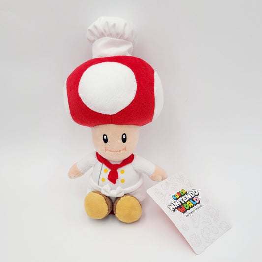 NEW Universal Epic Universe Super Nintendo World Chef Toad Toadstool Cafe Plush