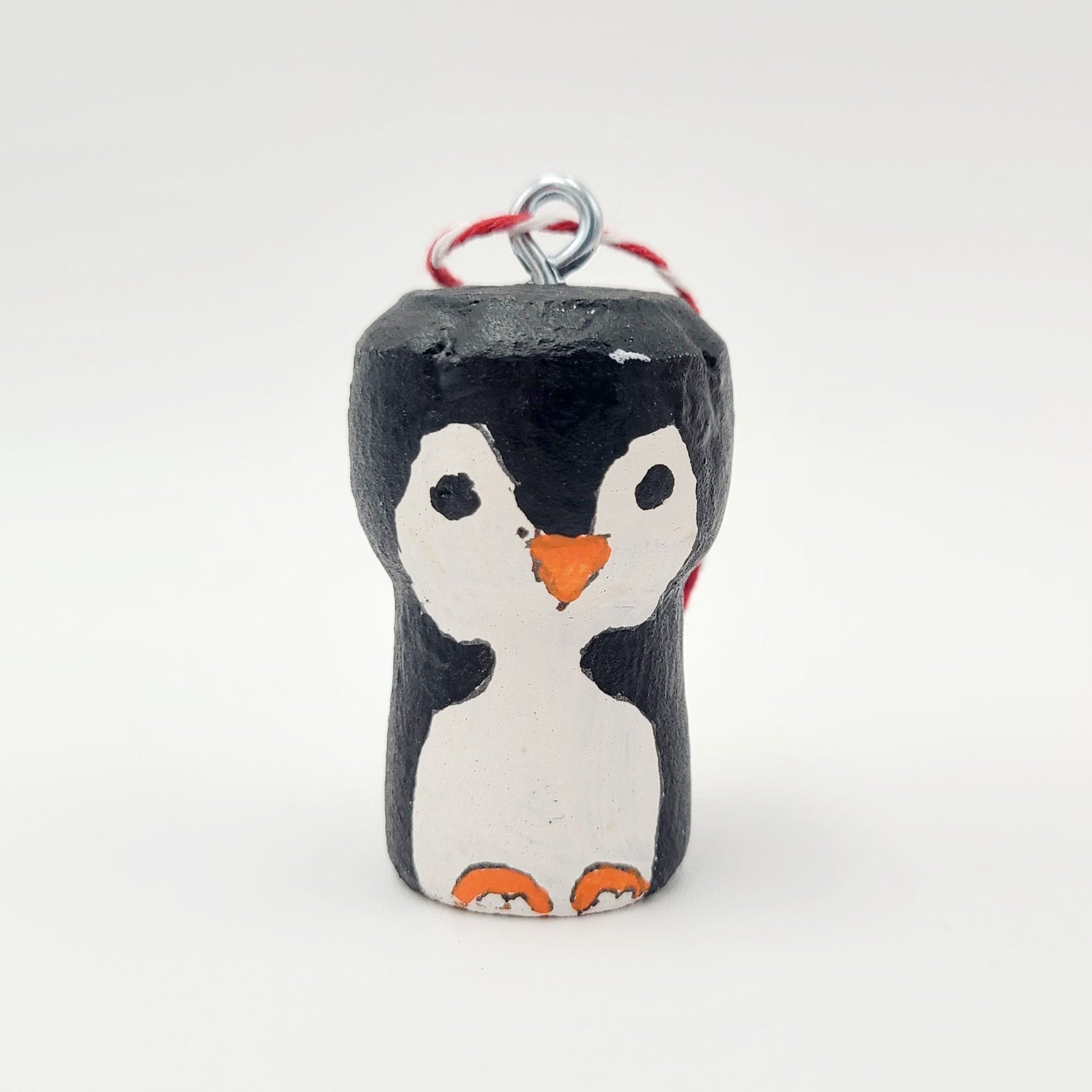 HANDMADE Cork Christmas Tree Ornament Santa Grinch Soldier Penguin Gingerbread