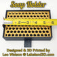 Soap Holder w/ Spout 3D Printed Black & Gold Decor Gift Decoration Lakeland3D