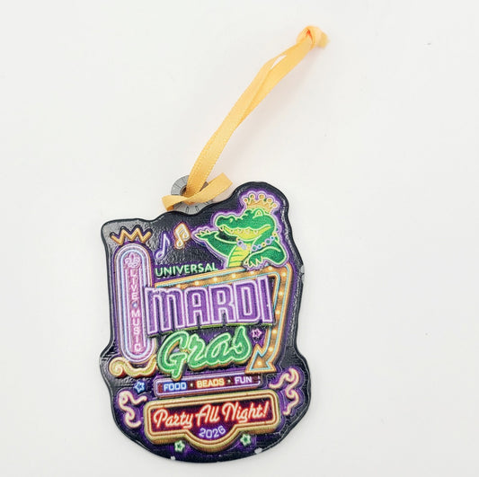 Ornament 2026 Universal Studios Mardi Gras Party All Night Limited Edition Gator