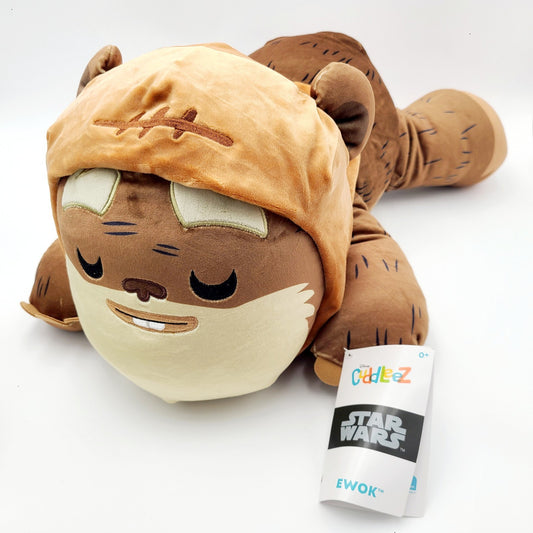 2023 Disney Parks Star Wars Sleeping Dream Friend EWOK Cuddleez 25” Plush New
