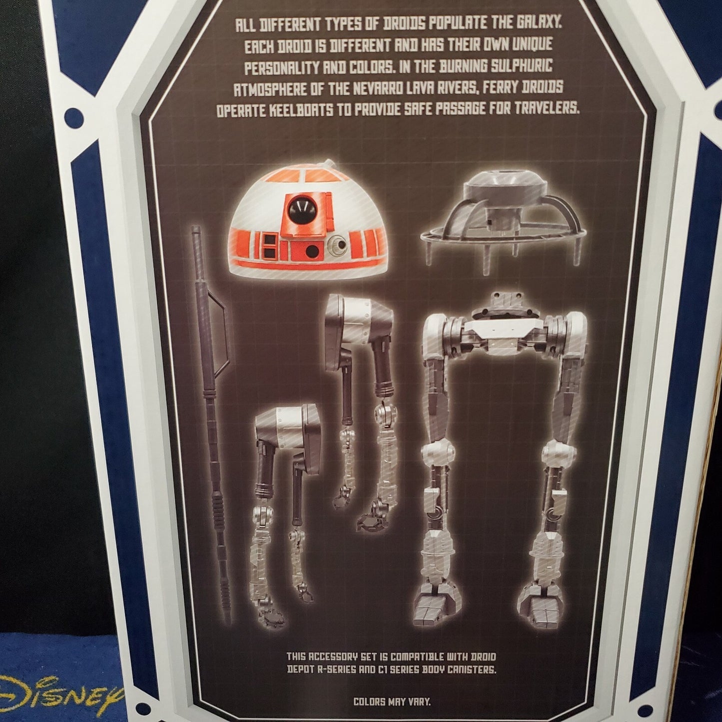 Disney Parks Star Wars Galaxy’s Edge Ferry Droid Depot Accessory Set R2-D2 Legs