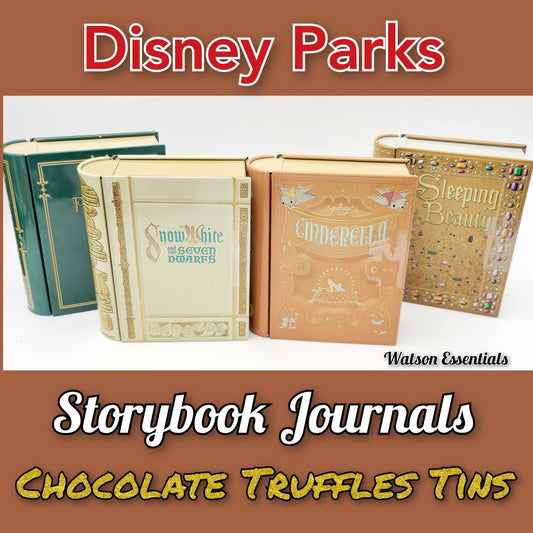 NEW 2025 Disney Parks Storybook Keepsake Chocolate Tin Princess Journal Replica