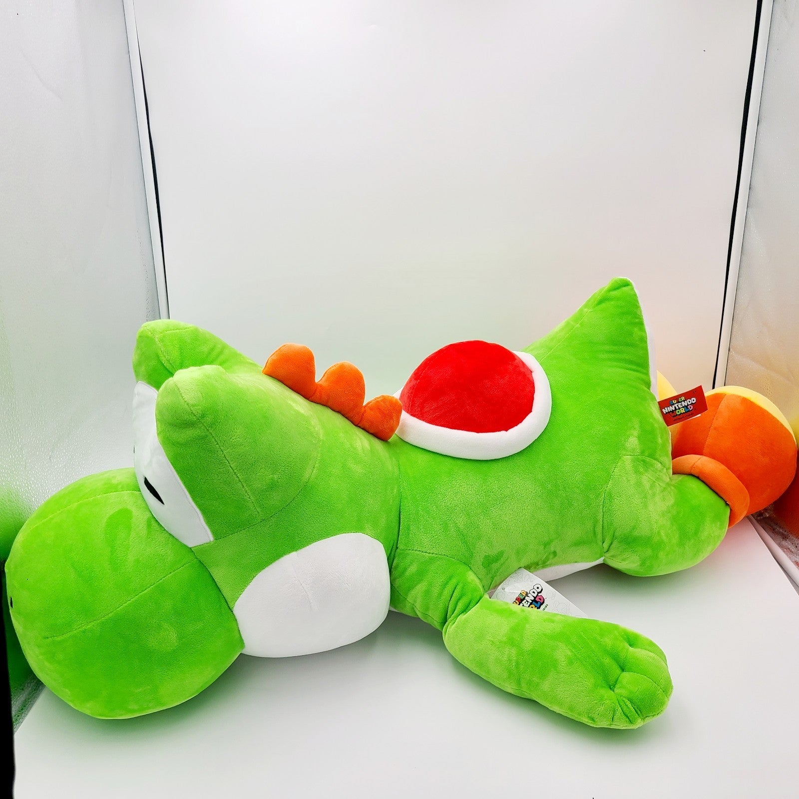 LARGE Yoshi Nintendo World Sleeping Plush Cushion Pillow Green Universal Epic 37