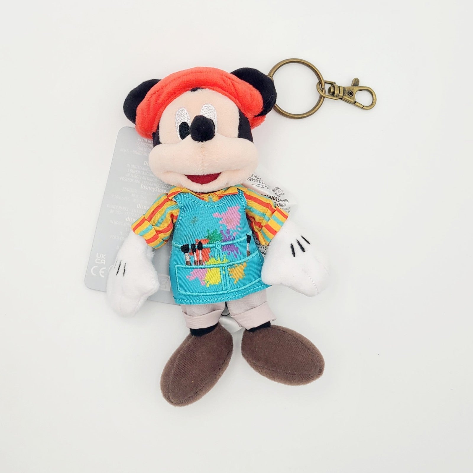 *Mickey & Minnie Plush Keychain Set* Disney Parks Riviera Resort Bag Charm New