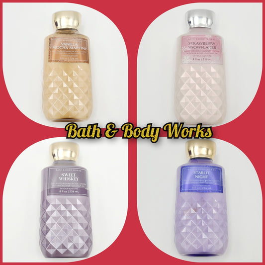 *YOU CHOOSE* Bath & Body Works BBW Nourishing 8 oz Lotion Vanilla Strawberry NEW