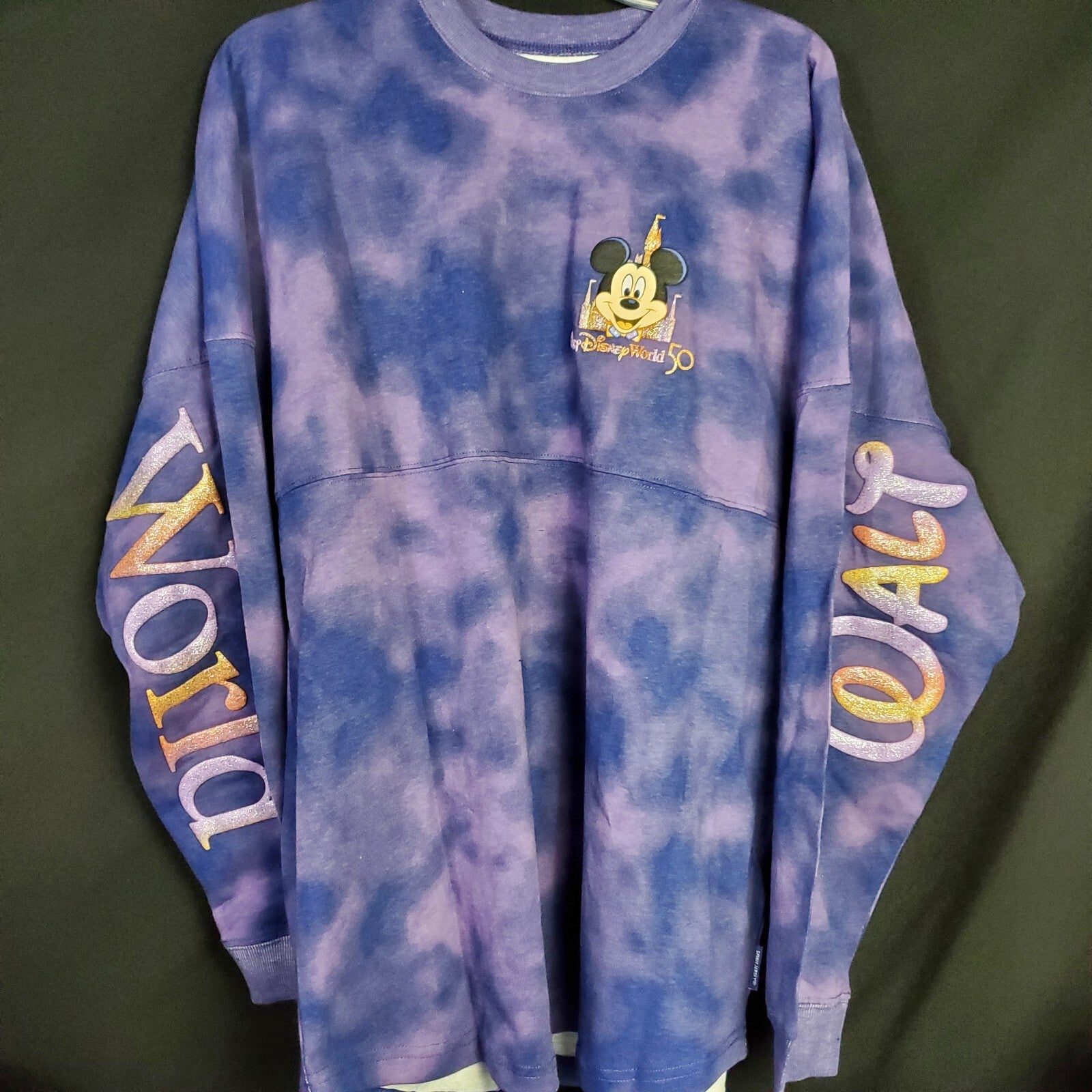 *Adult Medium* 2022 Walt Disney World 50th Anniversary Tie Dye Spirit Jersey NEW