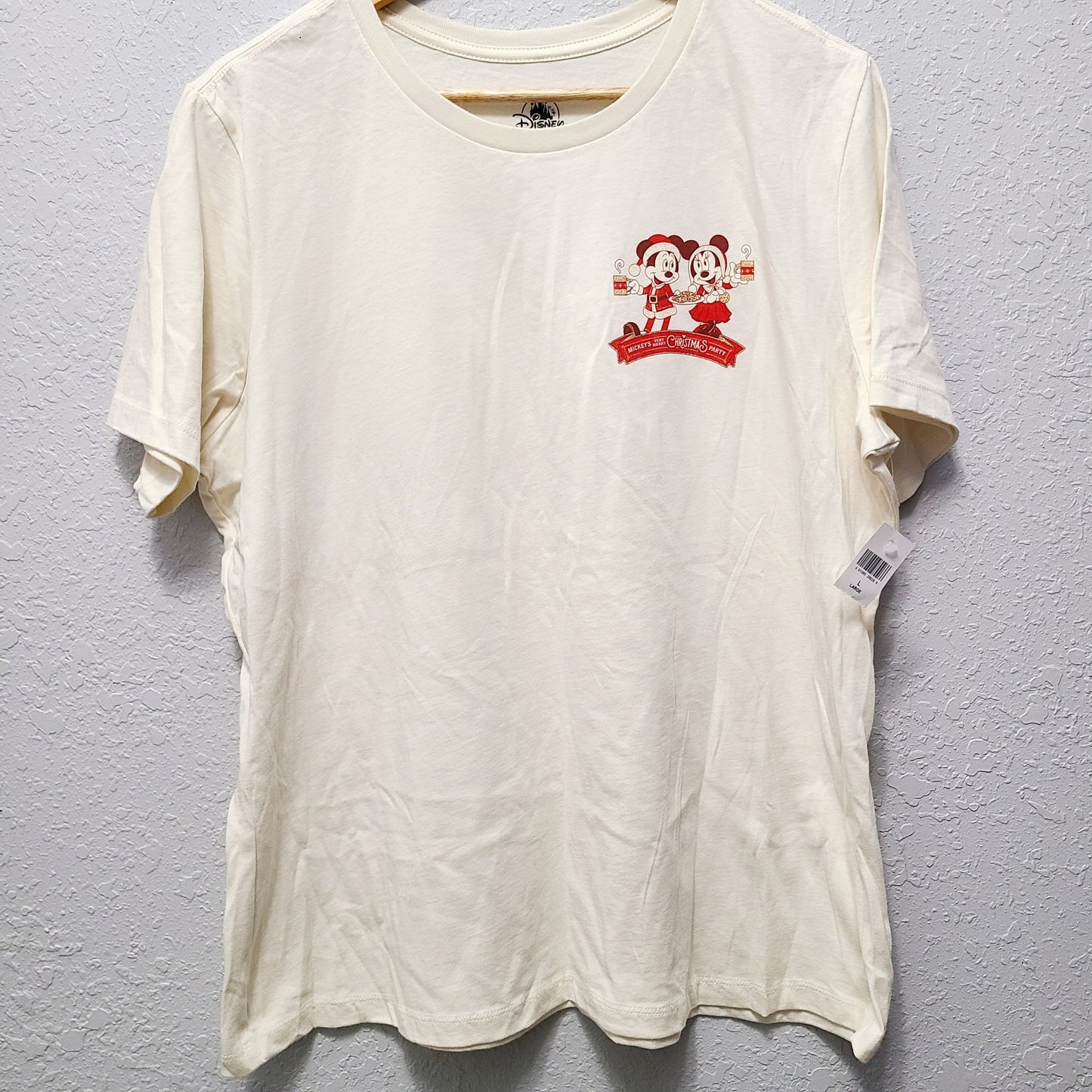 LARGE 2025 Disney Park Minnie Mickey's Very Merry Christmas Party T-Shirt Castle