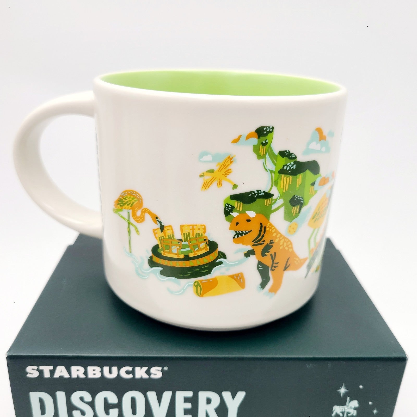 *14 oz Mug SET* Disney Parks Starbucks Discovery Series Epcot Magic HS Animal