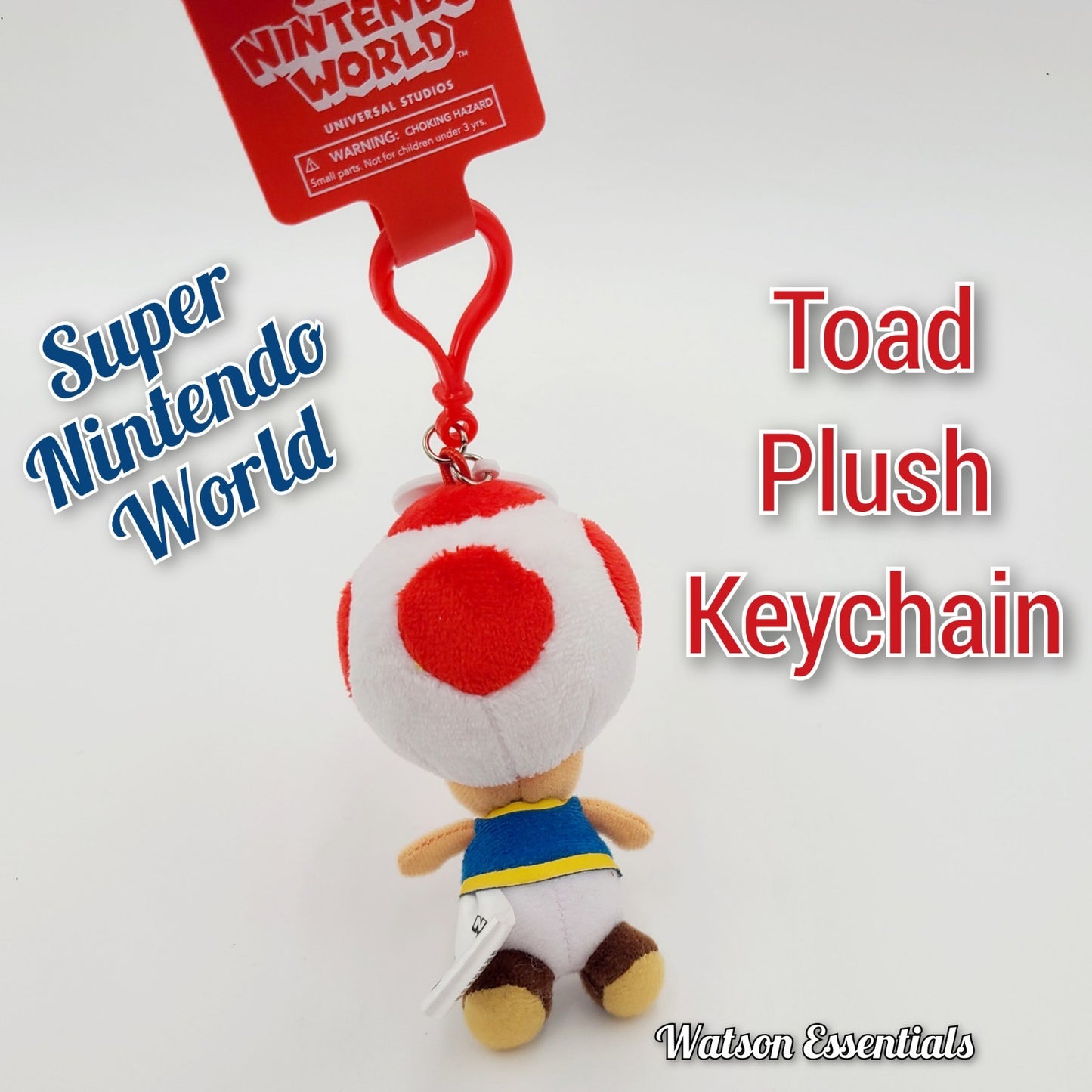 Toad Plush Keychain Universal Studios Orlando EPIC Universe Super Nintendo World