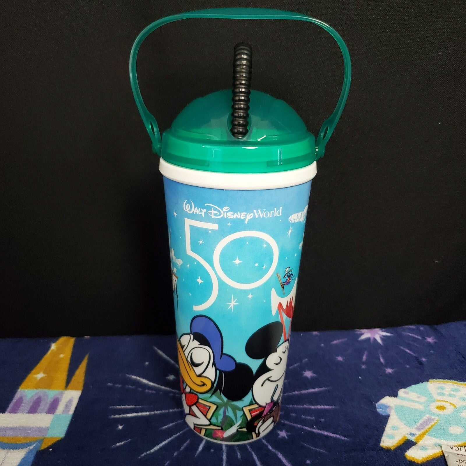 (1) ONE Typhoon Lagoon Blizzard Beach Refillable Mug Disney Park WDW 50th Mickey