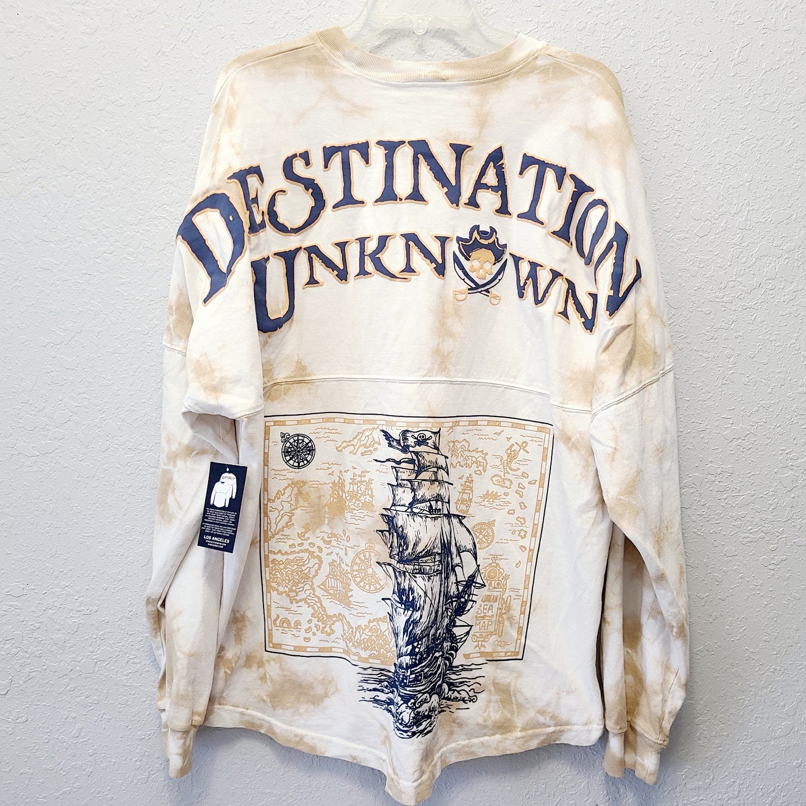 XL Disney Parks Pirates Of The Caribbean Destination Unknown Spirit Jersey NEW