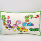 NEW Universal EPIC Universe Nintendo Multicolor Yoshi Throw Green Pillow 20"x12"