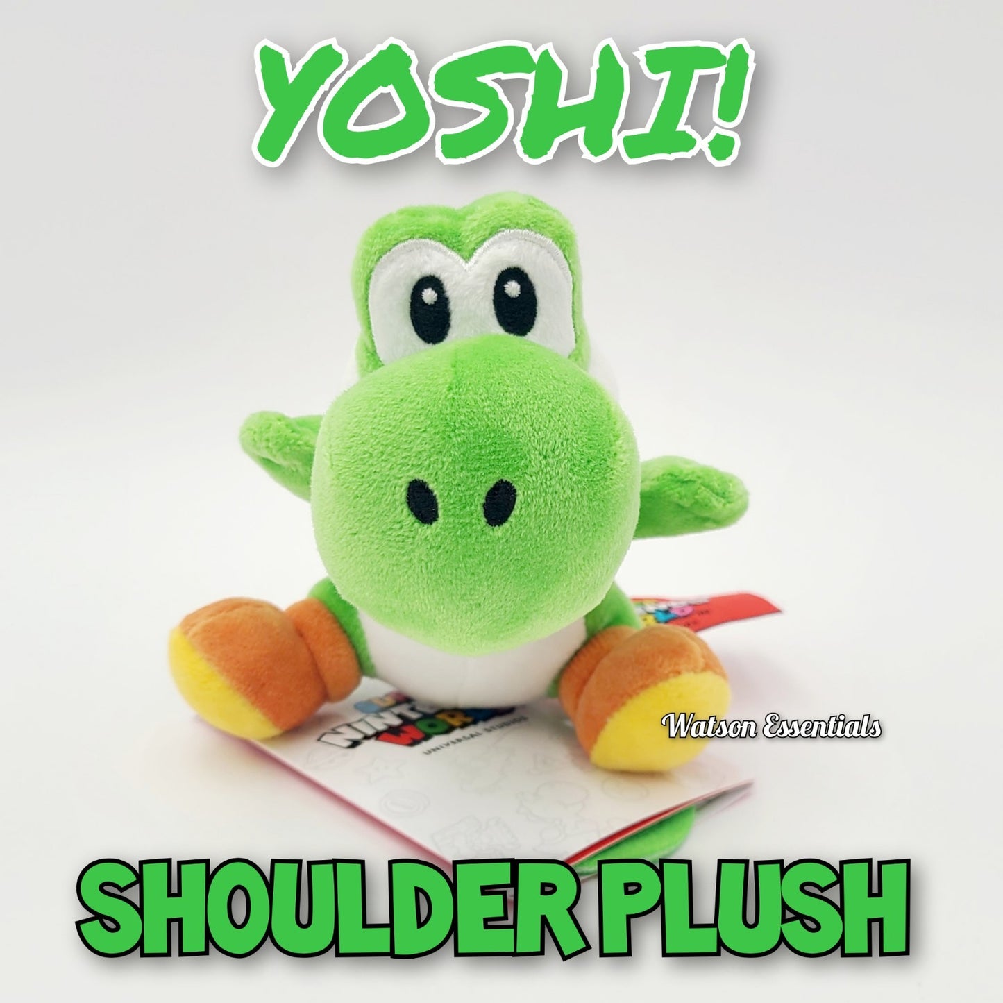 Set of 3 EPIC Universal Studios Super Nintendo World Yoshi Shoulder Magnet Plush