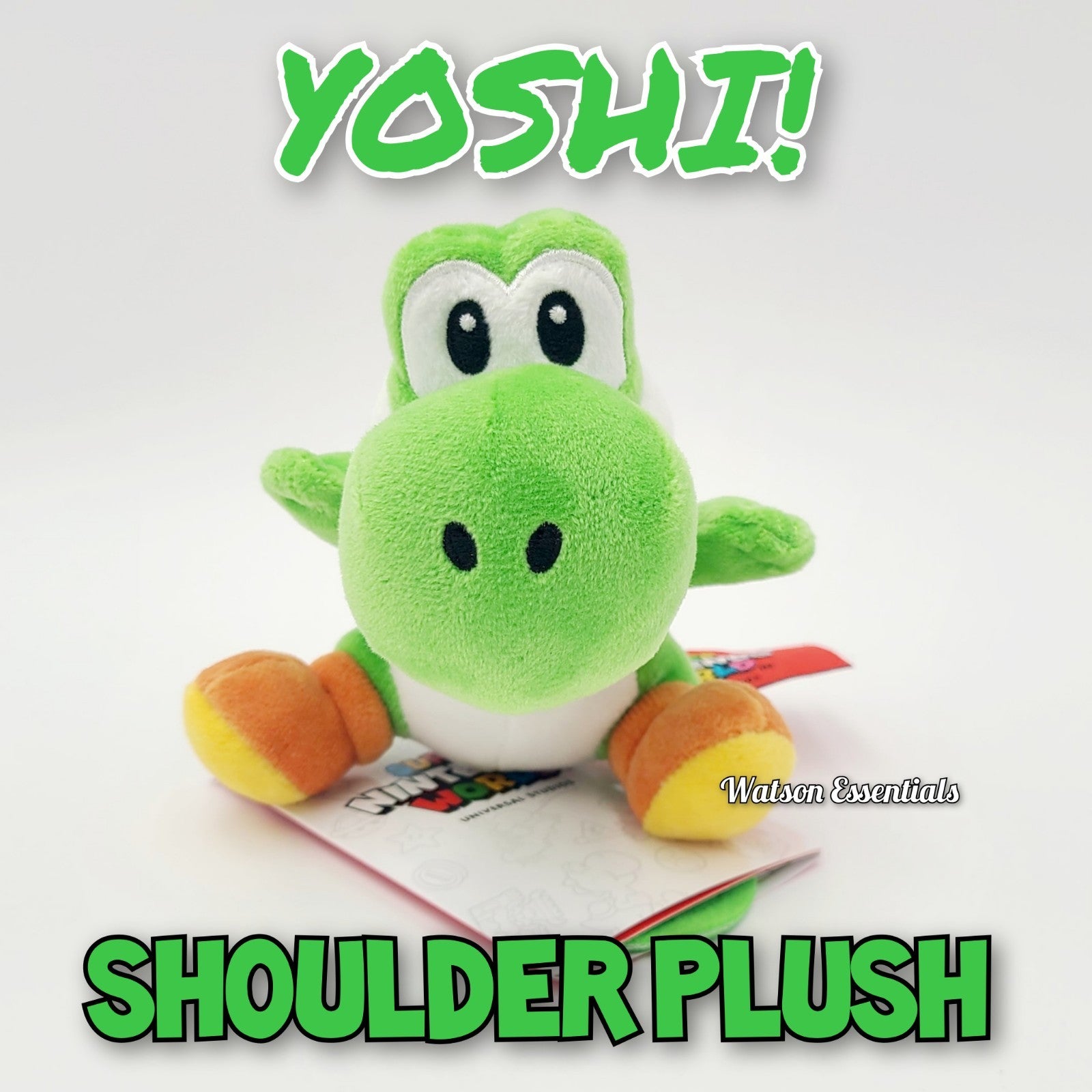 Set of 3 EPIC Universal Studios Super Nintendo World Yoshi Shoulder Magnet Plush