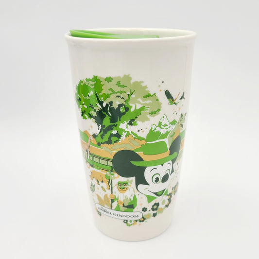 Disney Parks Animal Kingdom 50th Anniv Starbucks Ceramic Tumbler Retro Vault NEW
