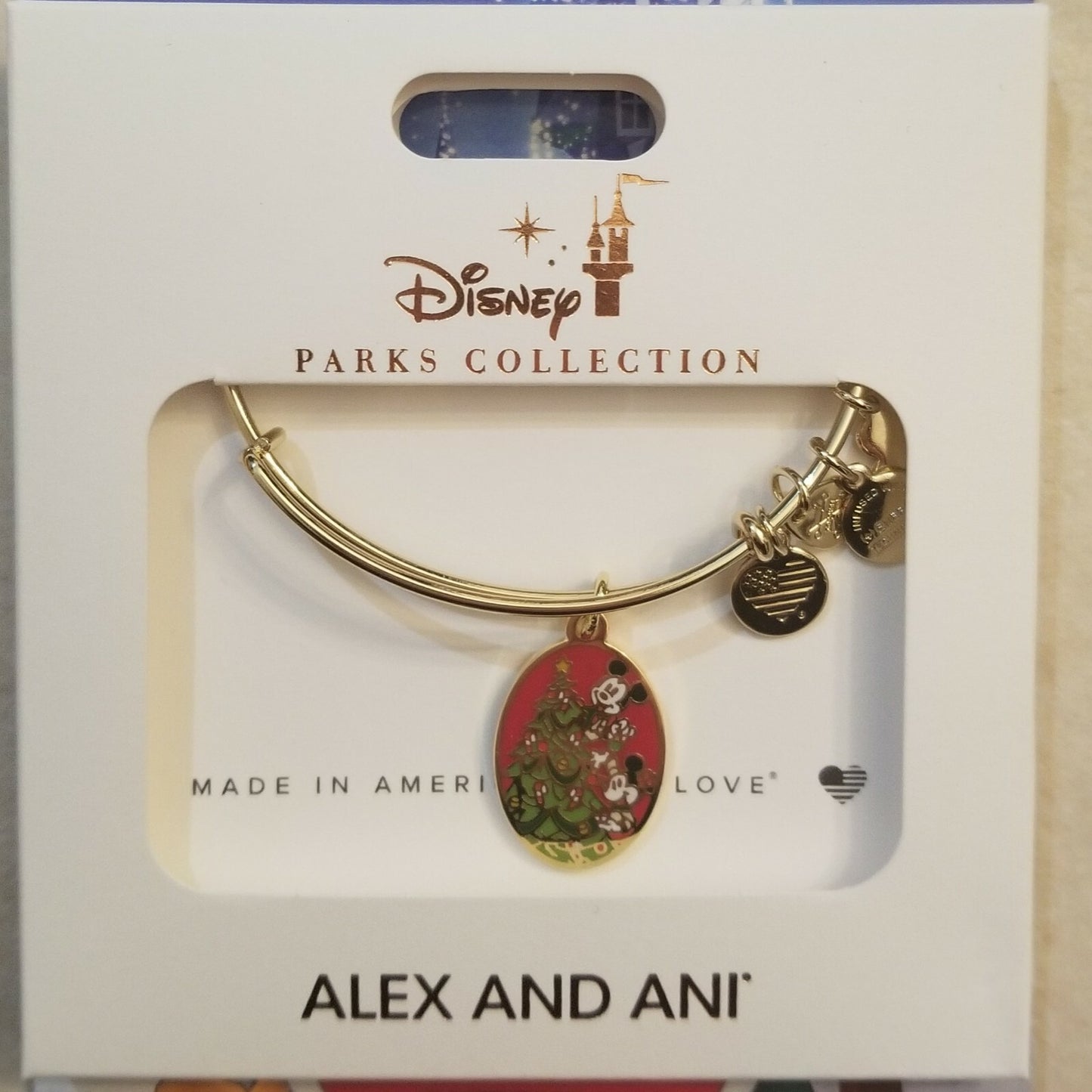 Disney Parks 2019 Mickey's Very Merry Christmas Party Alex & Ani Bangle MVMCP