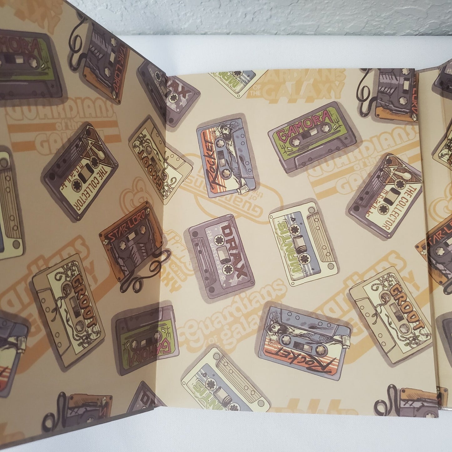 Disney Parks Guardians of the Galaxy Cassette Tape Blank Book Diary Journal NEW