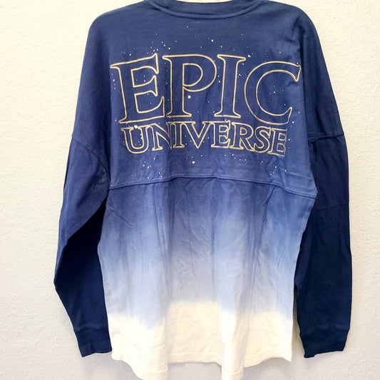LARGE Universal Studios EPIC Universe Navy Blue Spirit Jersey Orlando Florida