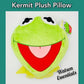 Disney Parks The Muppets Kermit The Frog Green Throw Pillow New With Tag