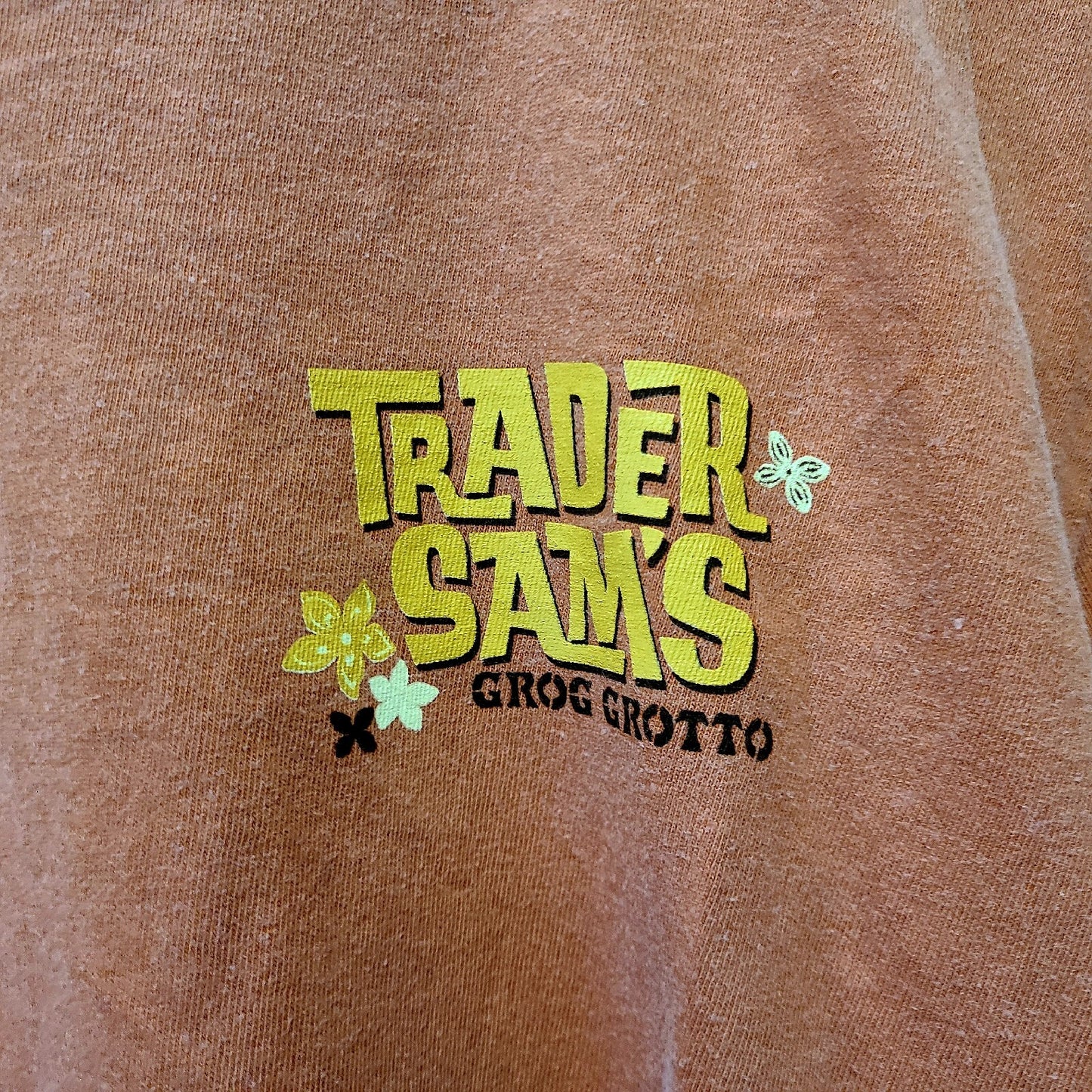 Small Disney Parks Polynesian Trader Sam's Grog Grotto Tiki Bar T-Shirt Adult