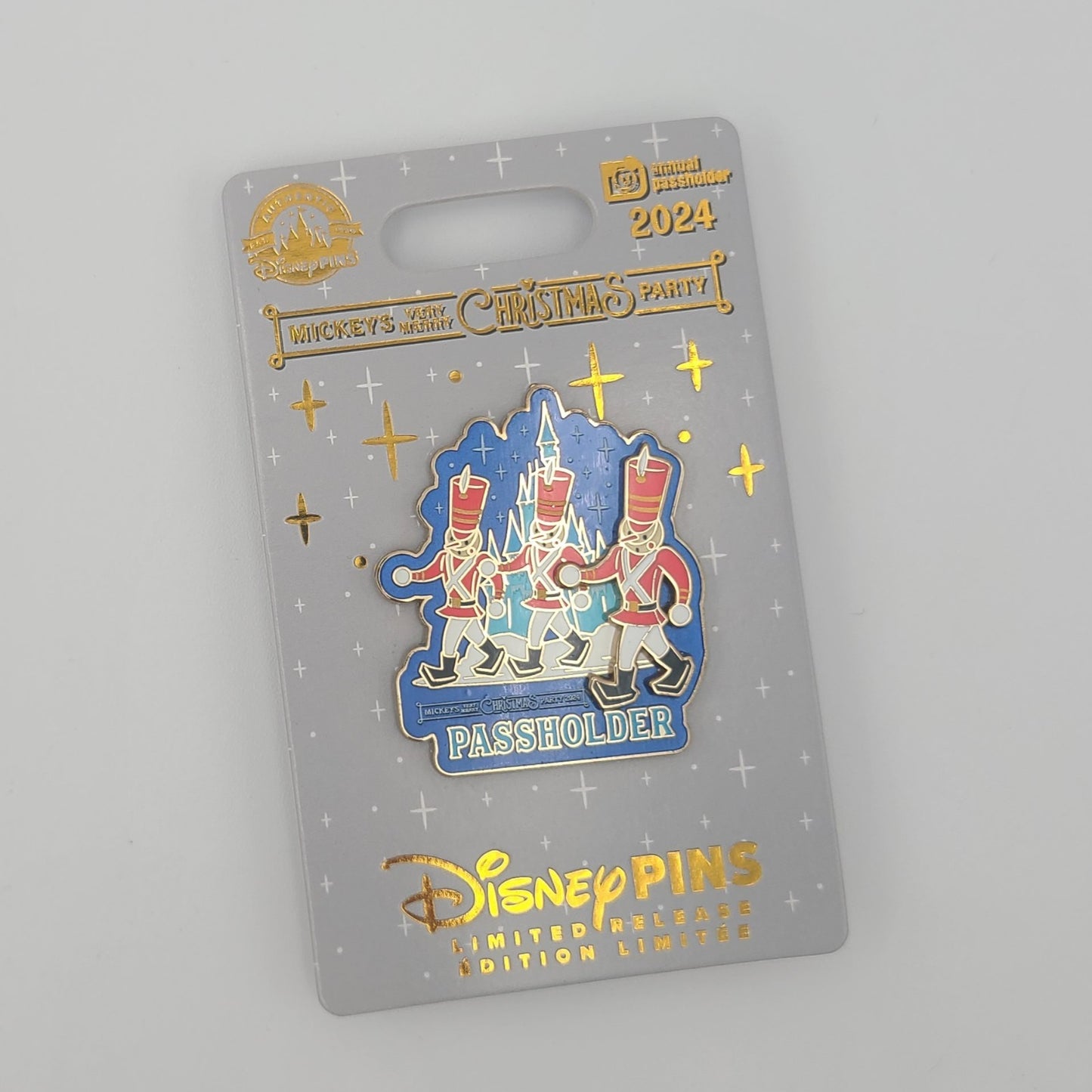 *4 Pin Set* 2024 Disney Parks Mickeys Very Merry Christmas Party Soldiers Minnie