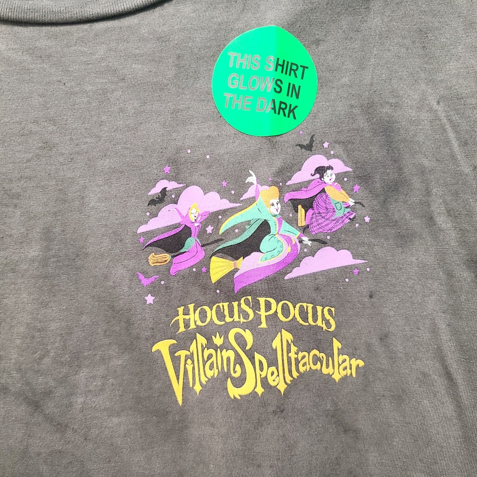 LARGE 2025 Disney Parks Hocus Pocus Not Scary Halloween party MNSSHP GITD Shirt