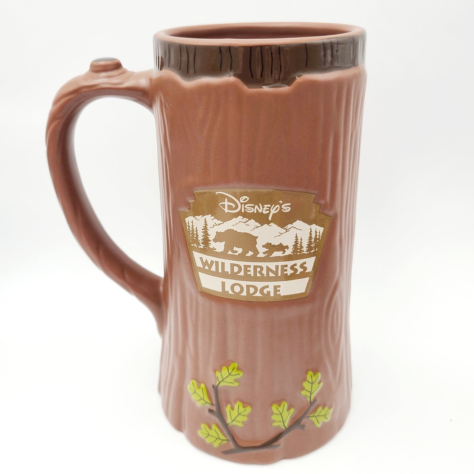 2025 Disney Parks Wilderness Lodge Mickey & Friends Totem Pole Ceramic Mug 35 Oz