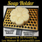 Soap Holder w/ Spout 3D Printed Black & Gold Decor Gift Decoration Lakeland3D