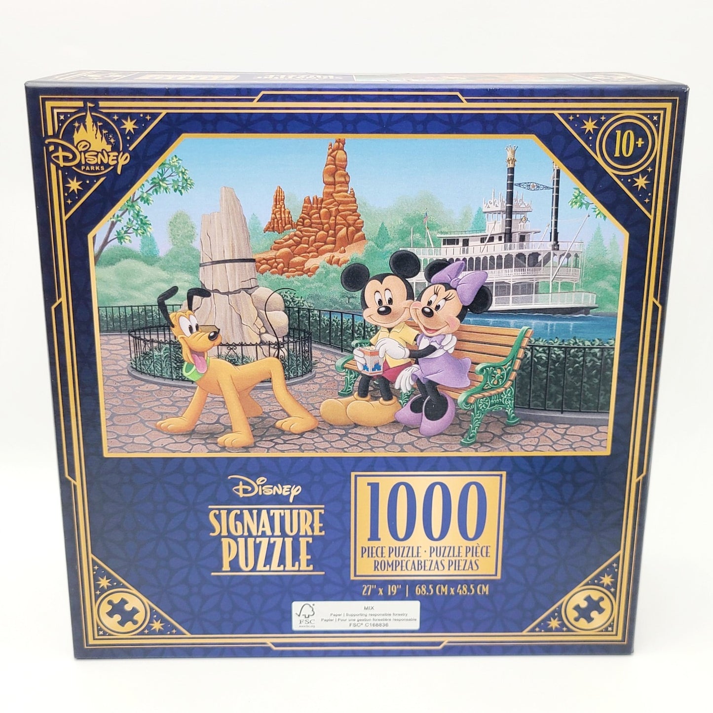 2025 Disney Parks Frontierland Riverboat Mickey Minnie 1000 pc Signature Puzzle