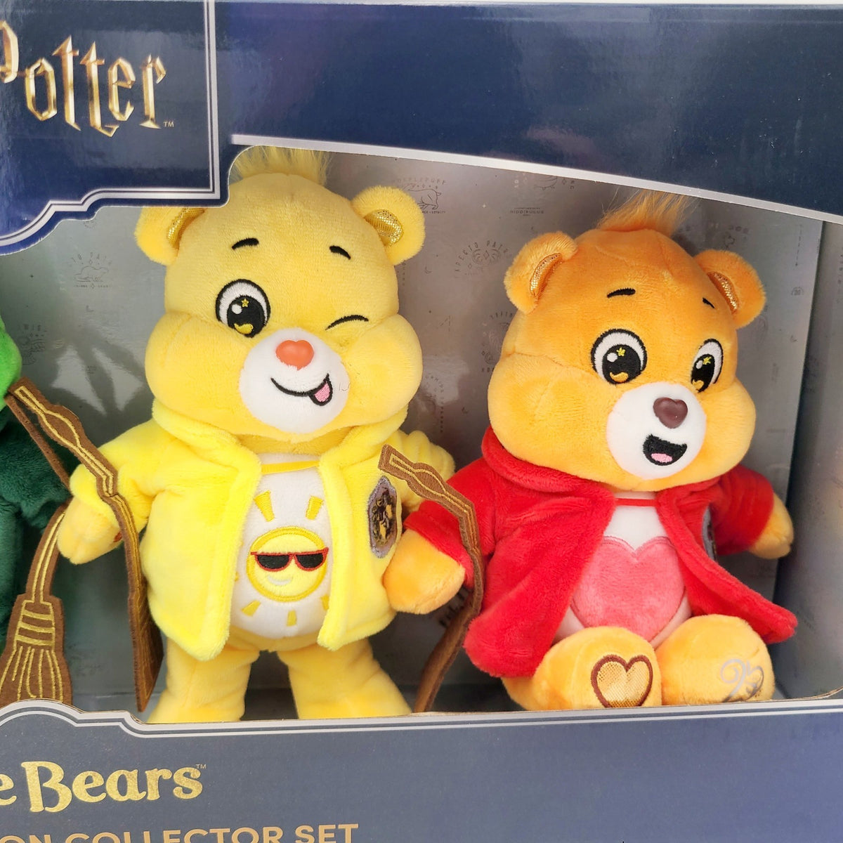 *Set of 4* Harry Potter Care Bear Special Edition Magical Hogwarts Quidditch NEW