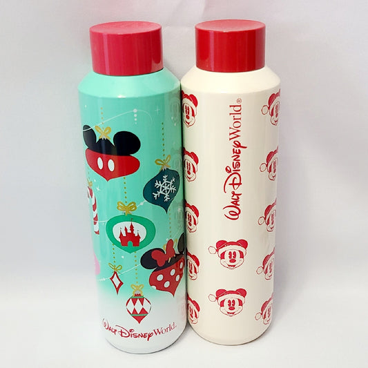 *2022 & 2023 Starbucks Metal Tumbler* Disney Parks Christmas Mickey Cup Holiday