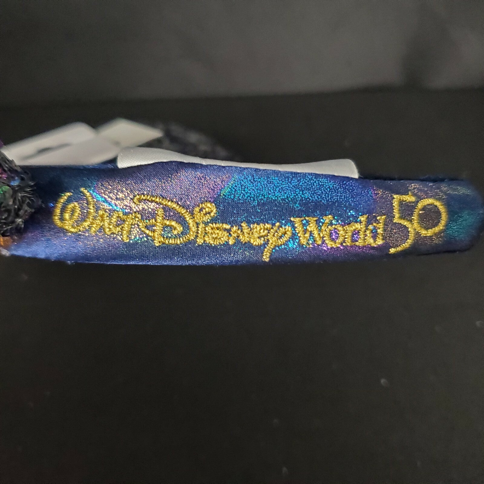 2021 Walt Disney World Parks 50th Anniversary blue Sequin Minnie Mouse Ears NEW